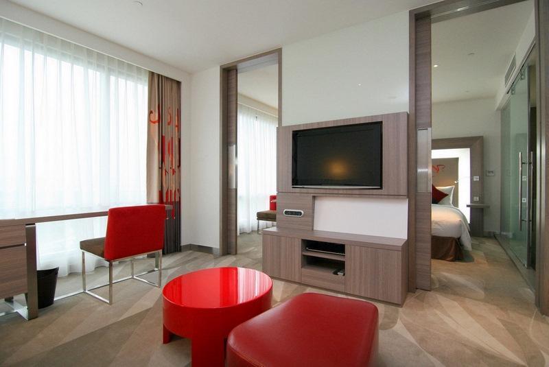 Hyatt Regency Taoyuan International Airport Quarto foto A suite at the hotel
